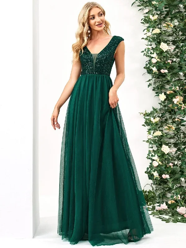 sequin-illusion-plunging-v-neckline-sleeveless-a-line-tulle-evening-dress-ee0115a