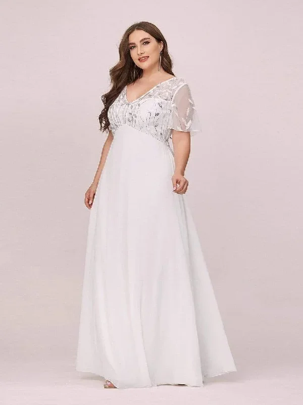 short-sleeve-empire-plus-size-formal-dresses-ez07706