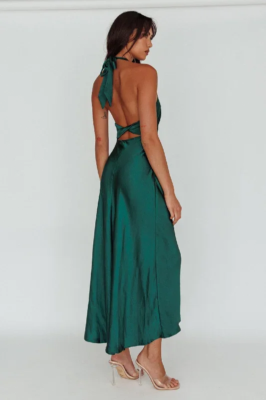 sonoma-halterneck-faux-wrap-twist-back-maxi-dress-forest-green