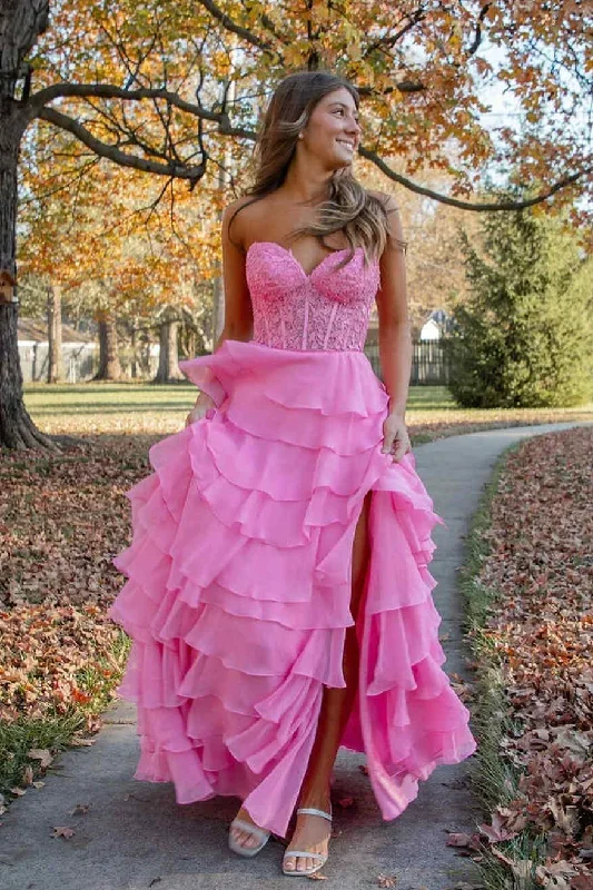 sweetheart-red-corset-chiffon-ruffle-long-prom-dress