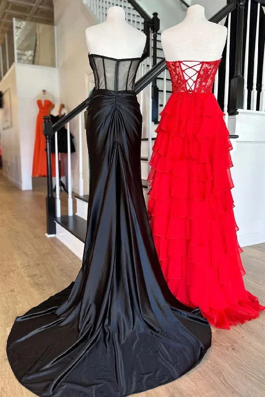 sweetheart-red-corset-chiffon-ruffle-long-prom-dress